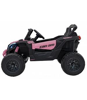 BUGGY CAN-AM 24V, 1 PLAZA, 4 MOTORES 200W, ROSA, RC, INDA730-RA-PA.DK-CA003